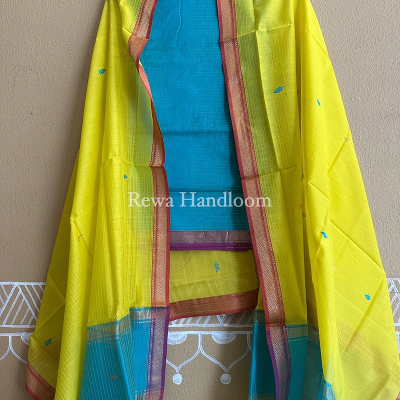 Maheshwari Motifs Top-Dupatta Set