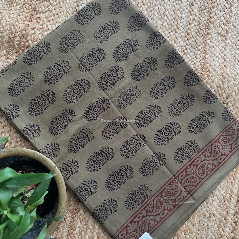 Mehendi Bagh Print Cotton Suit BCSP0168