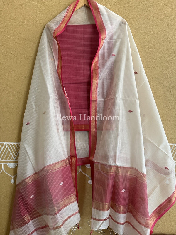 Maheshwari Motifs Top-Dupatta Set