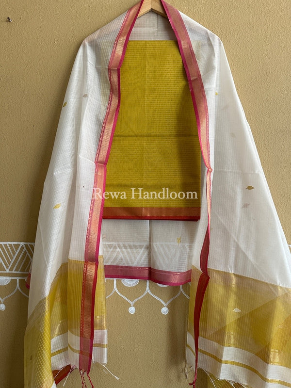 Maheshwari Motifs Top-Dupatta Set