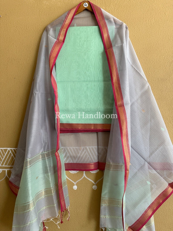 Maheshwari Motifs Top-Dupatta Set