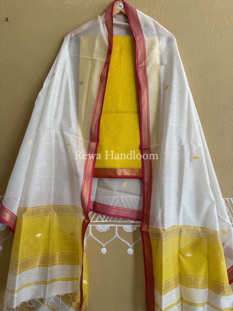 Maheshwari Motifs Top-Dupatta Set