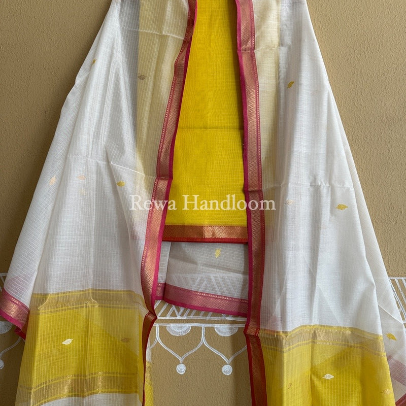Maheshwari Motifs Top-Dupatta Set