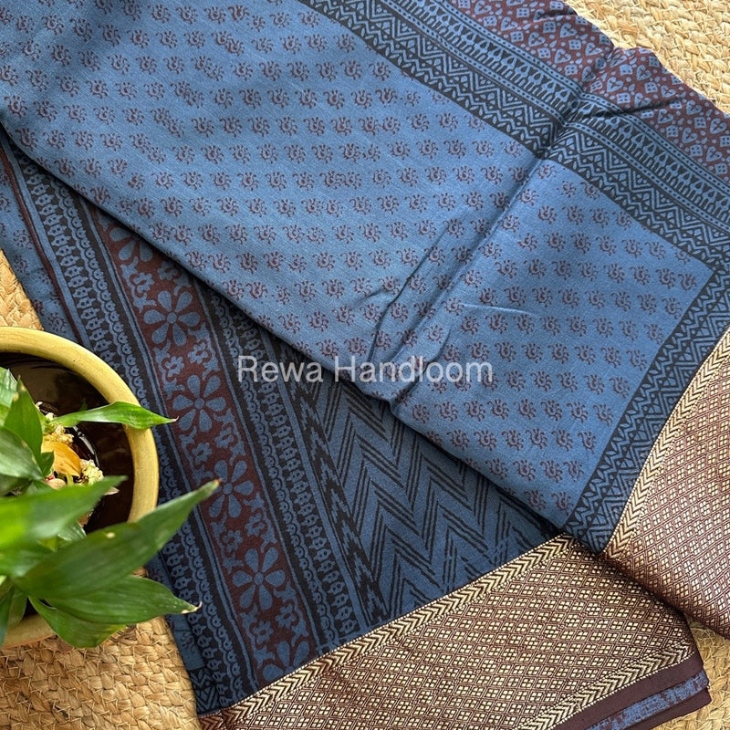 Maheshwari Bagh Print Saree