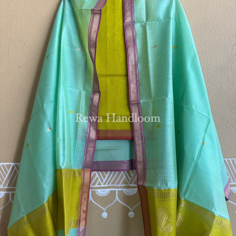 Maheshwari Motifs Top-Dupatta Set