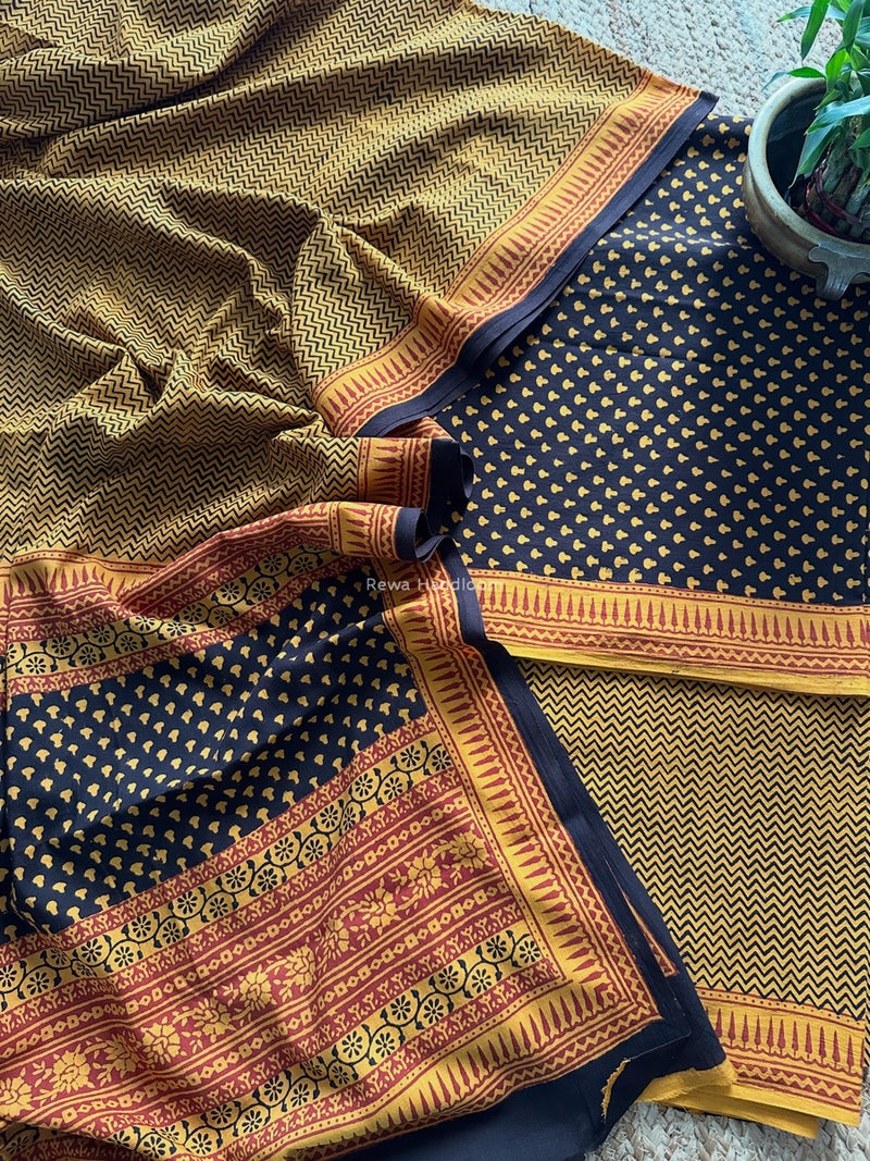 Bagh Print Cotton Suit 