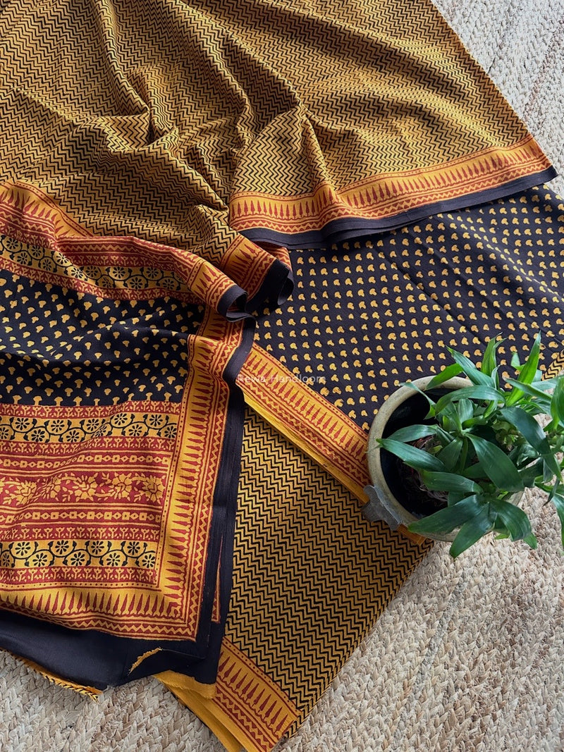 Bagh Print Cotton Suit 