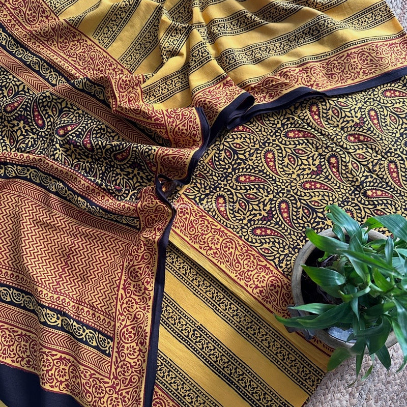 Bagh Print Cotton Suit 