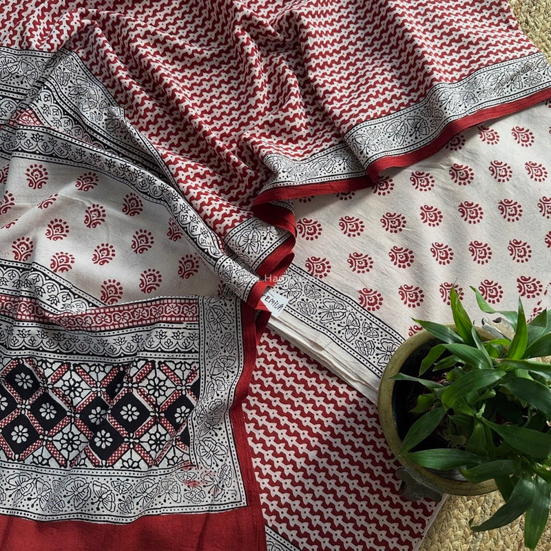 Bagh Print Cotton Suit 