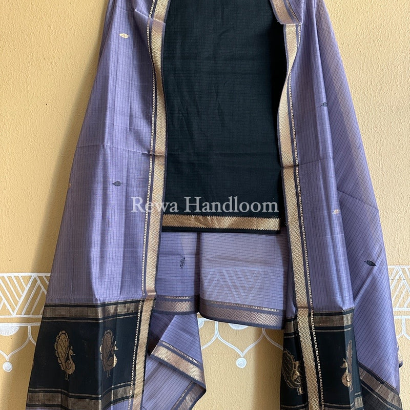 Maheshwari Motifs Top-Dupatta Set