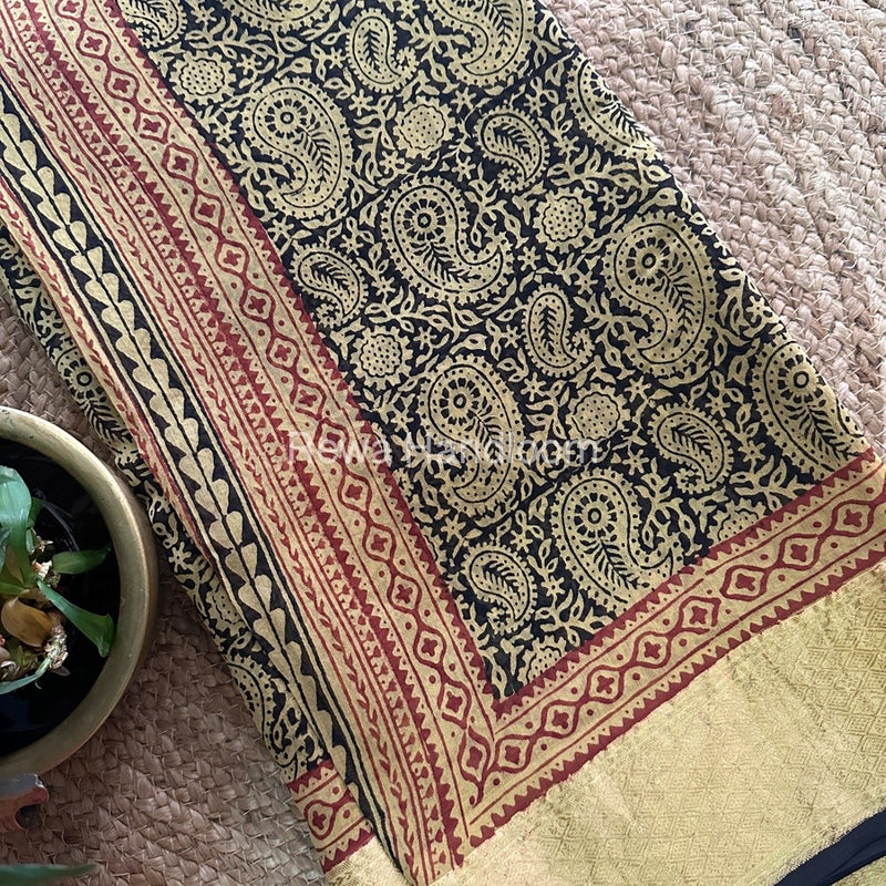 Maheshwari Green Bagh Print Saree BPSS047