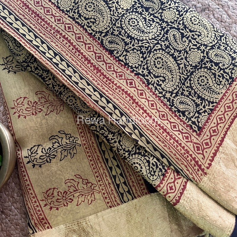Maheshwari Bagh Print Saree