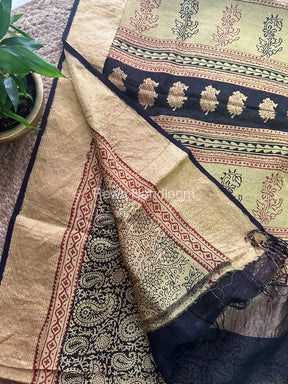 Maheshwari Green Bagh Print Saree BPSS047