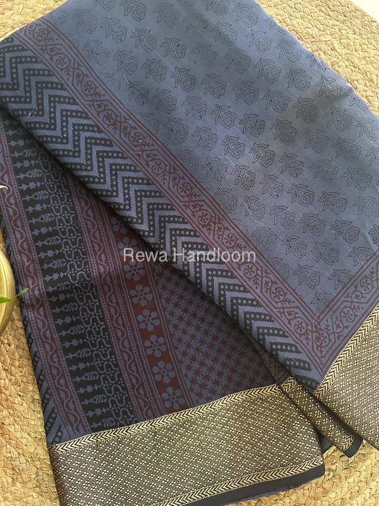 Maheshwari Bagh Print Saree