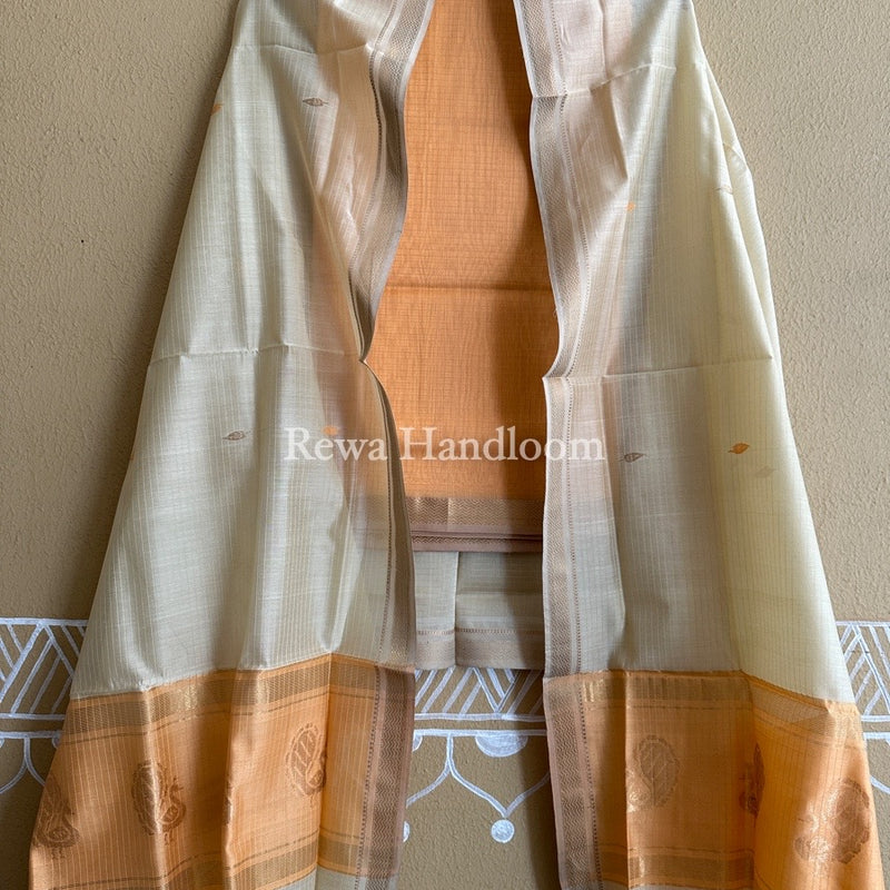 Maheshwari Motifs Top-Dupatta Set