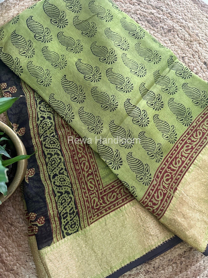 Maheshwari Bagh Print Saree