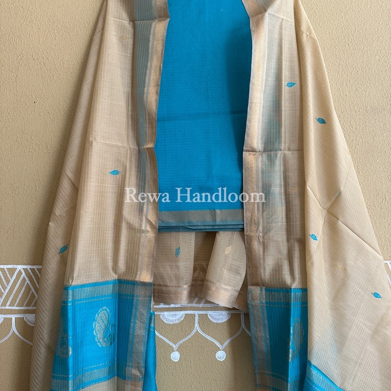 Maheshwari Motifs Top-Dupatta Set