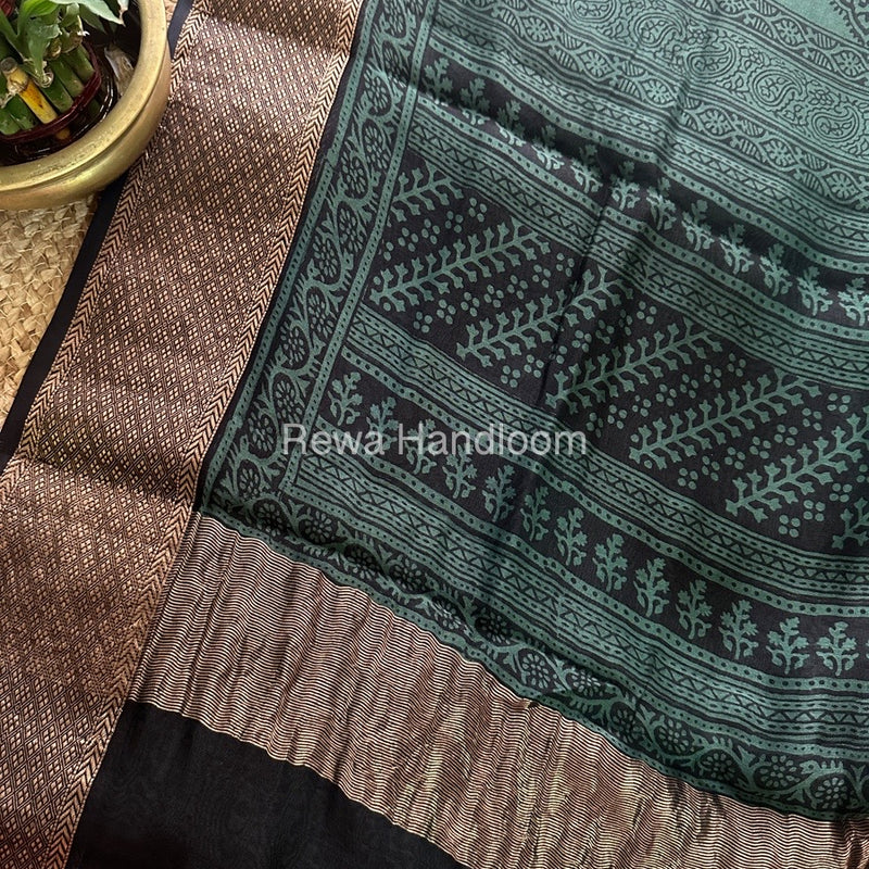 Maheshwari Green Bagh Print Saree BPSS013