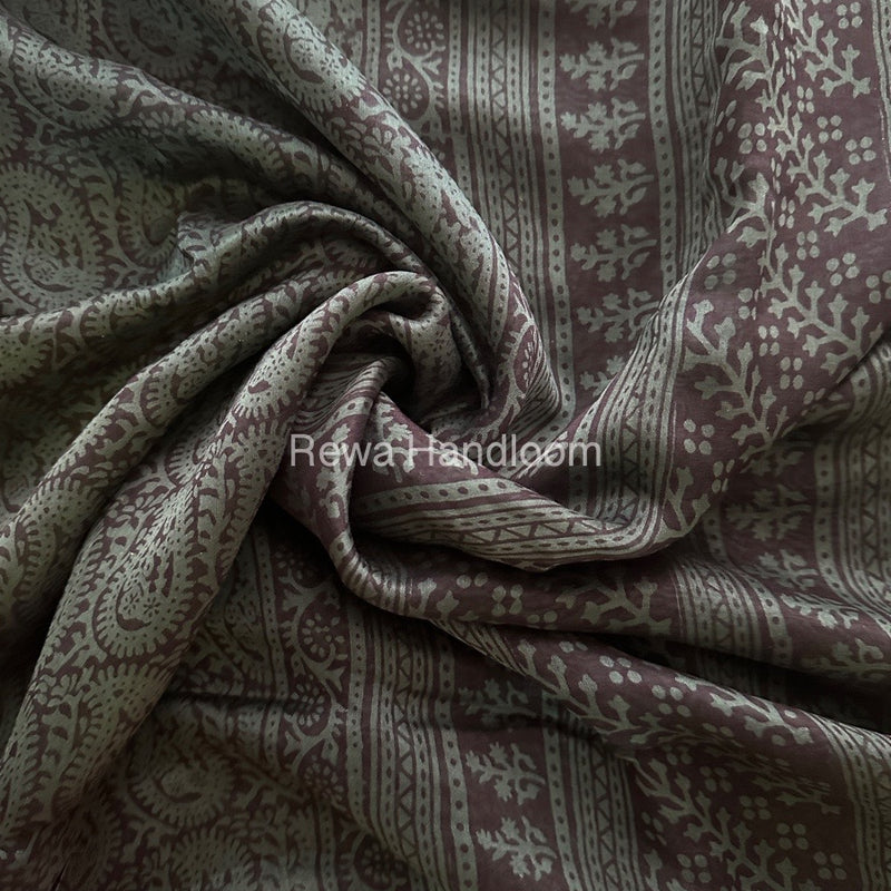 Maheshwari Green Bagh Print Saree BPSS013