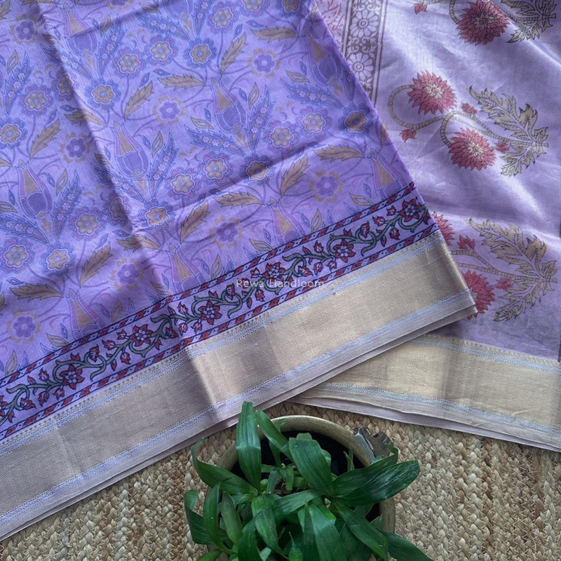 Maheshwari Bagh Print Saree