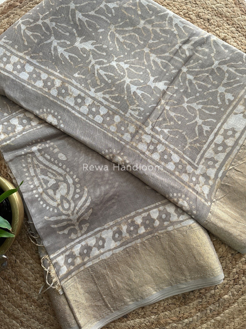  Dabu Kashish Cotton Print Saree