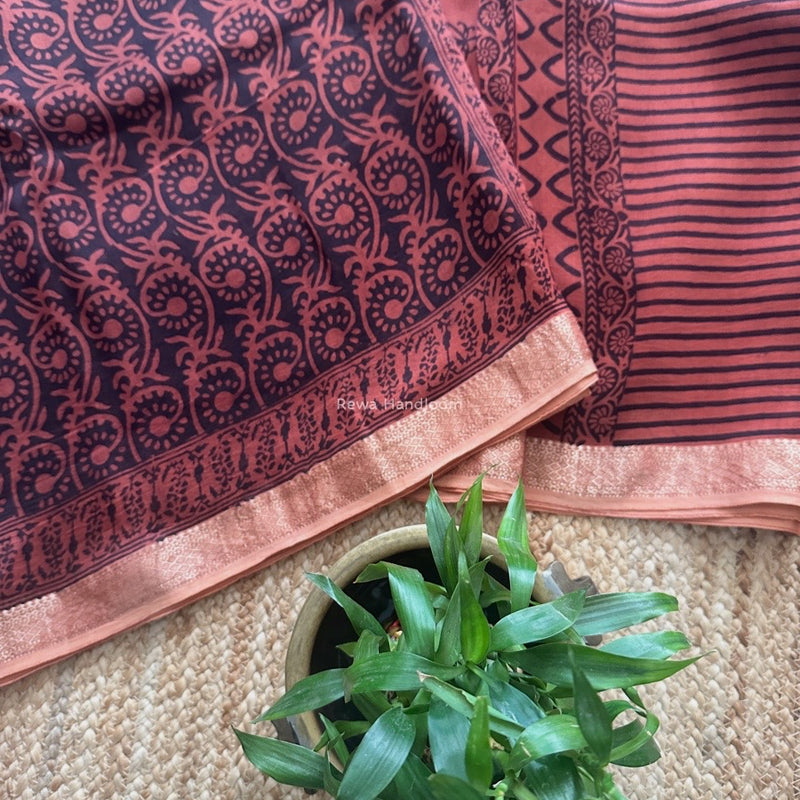 Maheshwari Bagh Print Saree