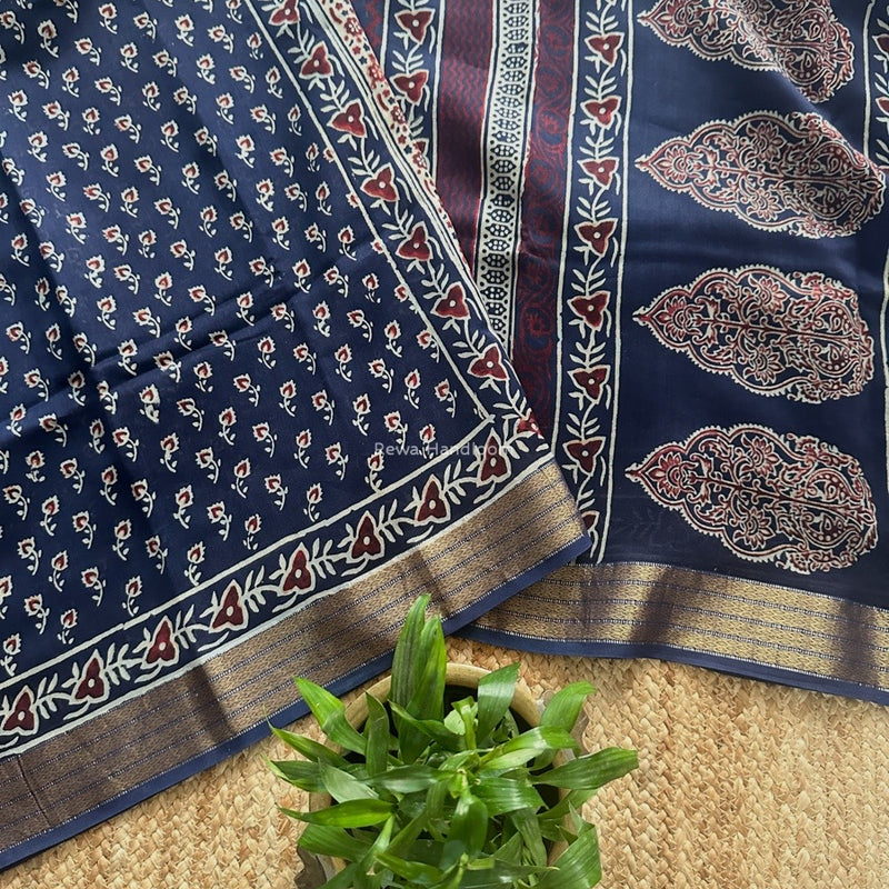 Maheshwari Bagh Print Saree