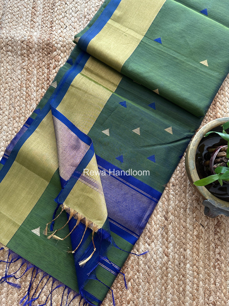  Triangle Butti Maheshwari Saree