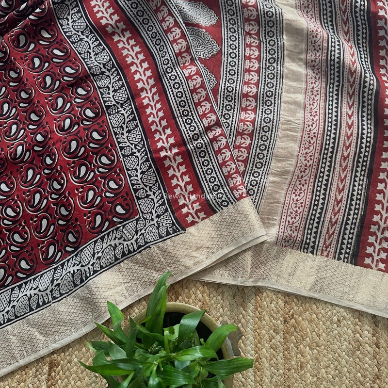 Maheshwari Bagh Print Saree
