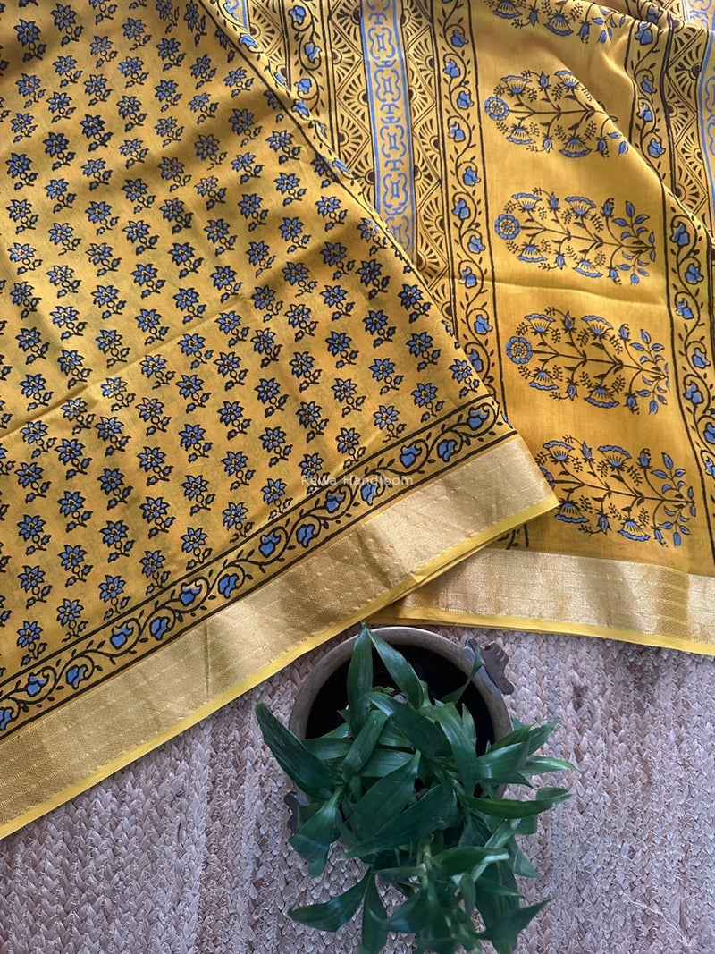 Maheshwari Bagh Print Saree