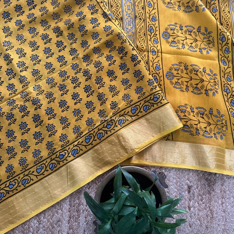 Maheshwari Bagh Print Saree