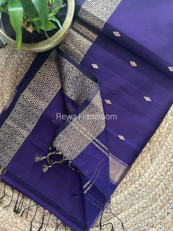 Zari Butti Maheshwari Saree