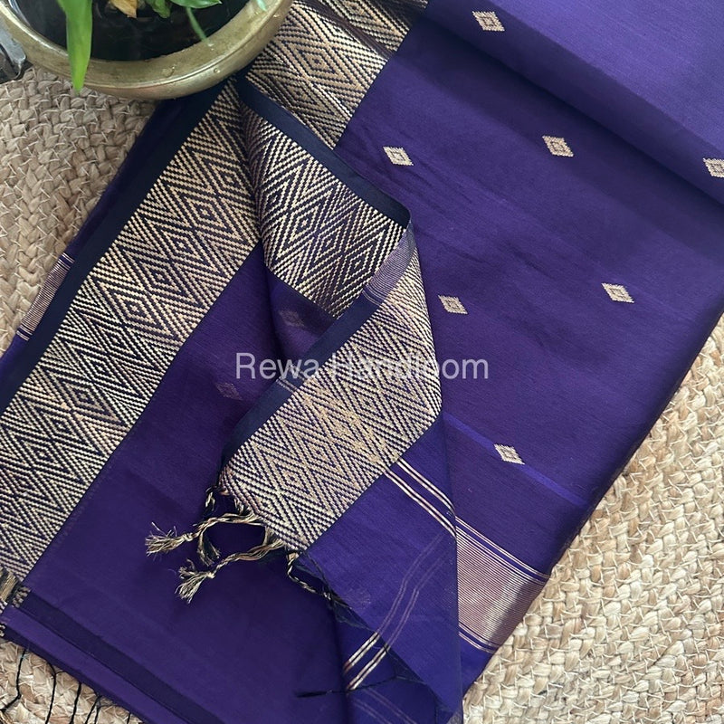 Zari Butti Maheshwari Saree