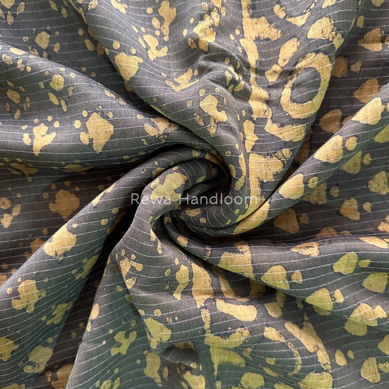 Tobacco Dabu Kashish Print Saree DKS02