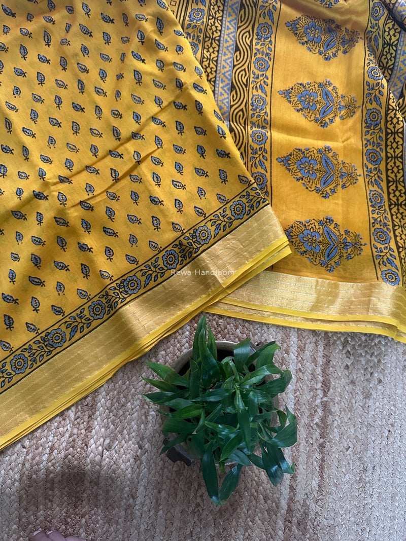 Maheshwari Bagh Print Saree