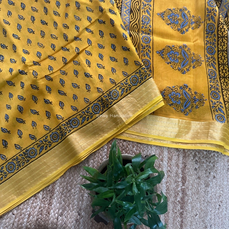 Maheshwari Bagh Print Saree