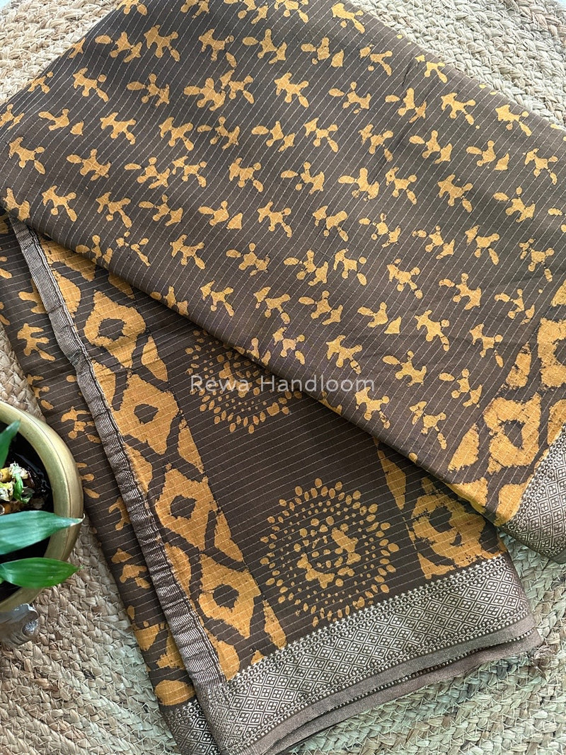 Dabu Kashish Print Saree