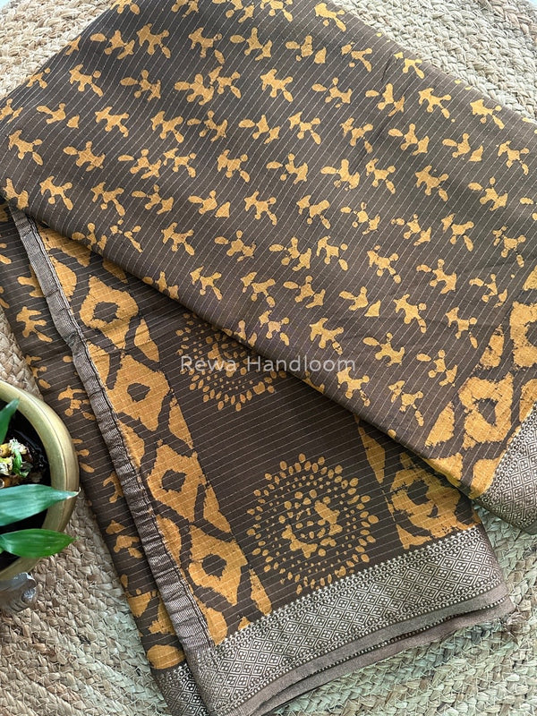  Dabu Kashish Print Saree