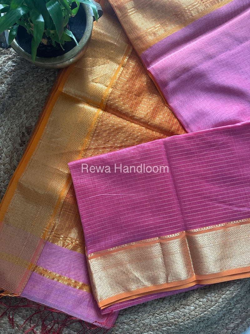Maheshwari Zari Linning Saree