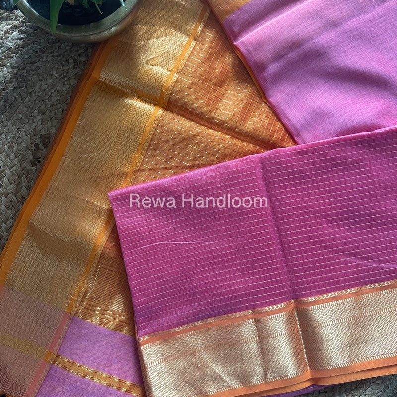 Maheshwari Zari Linning Saree