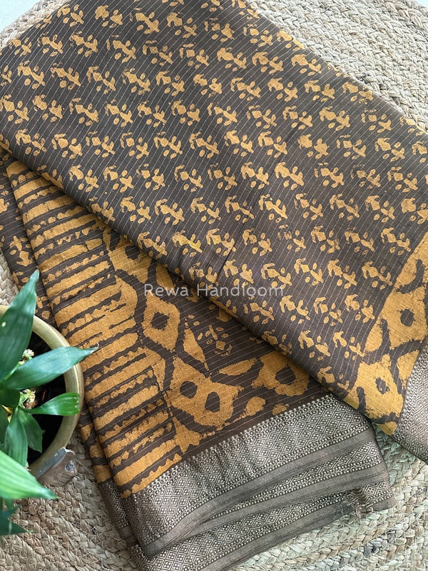  Dabu Kashish Print Saree