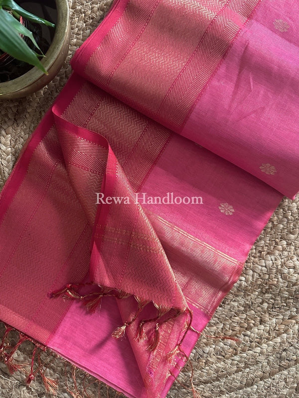 Maheshwari Tissue Butti Saree