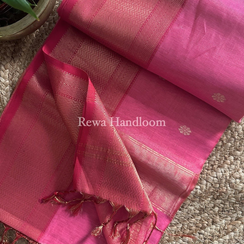 Maheshwari Tissue Butti Saree