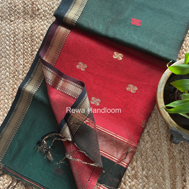 Maheshwari Tissue Butti Saree
