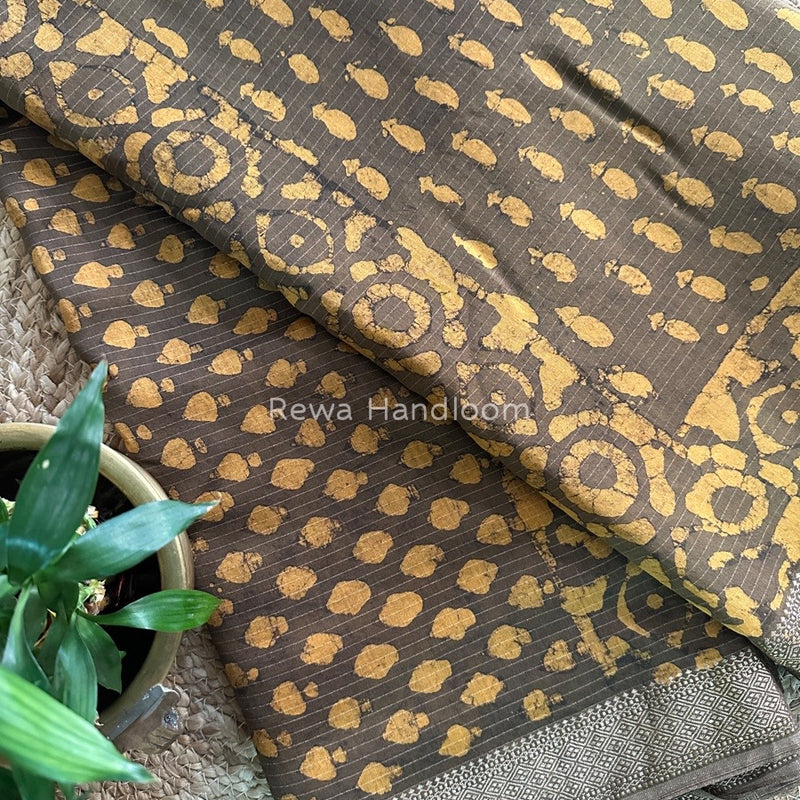  Dabu Kashish Print Saree
