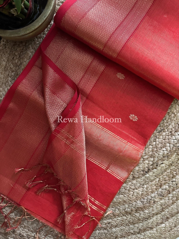 Maheshwari Tissue Butti Saree