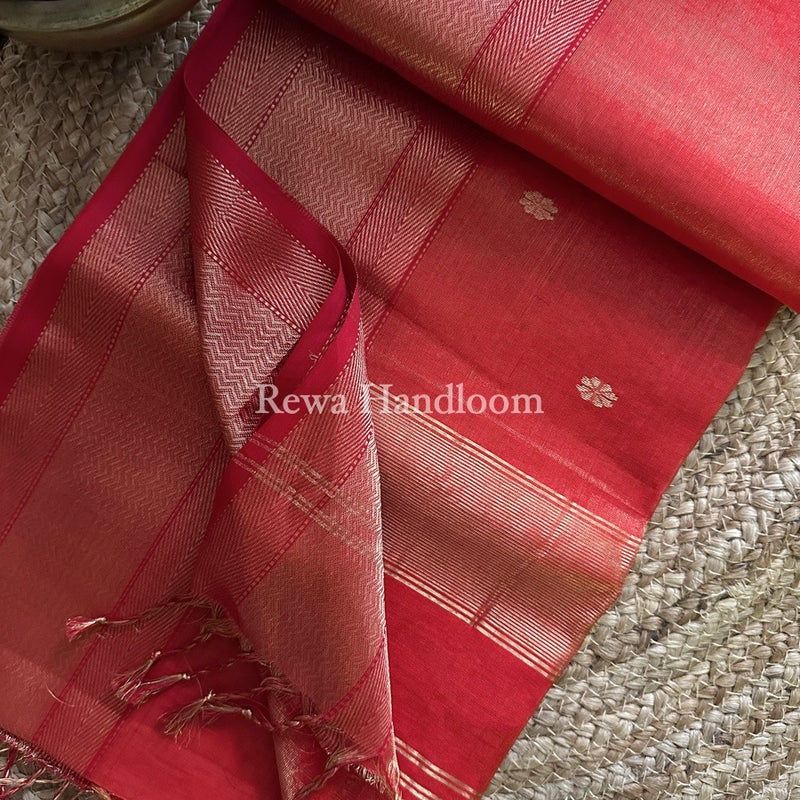 Maheshwari Tissue Butti Saree