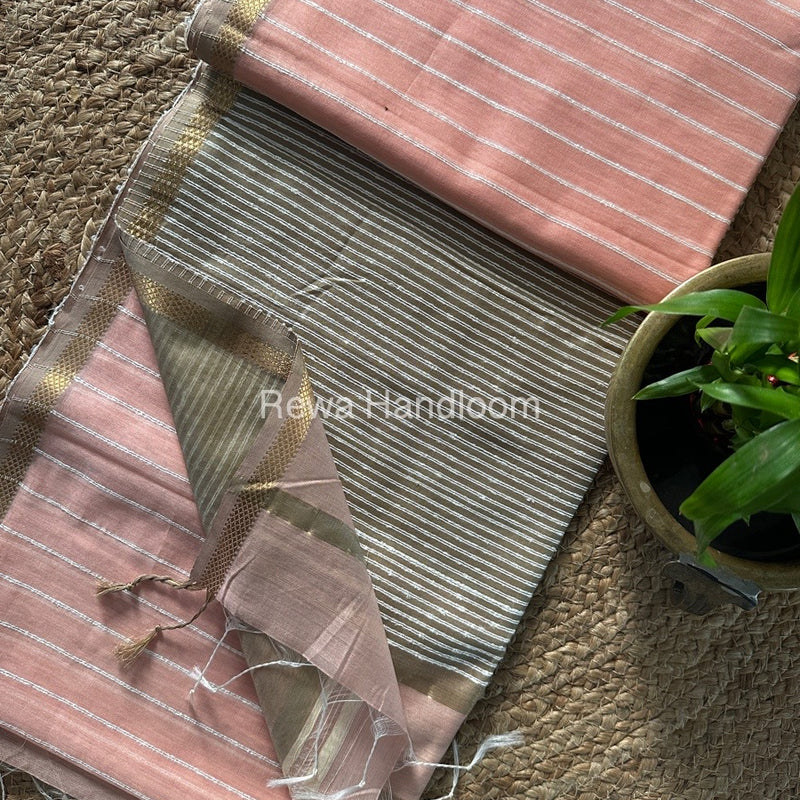 Maheshwari Gichha Thread Lining Saree