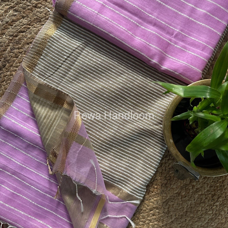 Maheshwari Gichha Thread Lining Saree