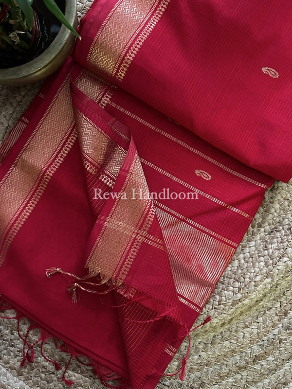 Maheshwari Zari Butti Saree
